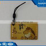 Plastic Blank Gift Card/ Epoxy Offset Punch Hole Blank Gift Card With an Special Design