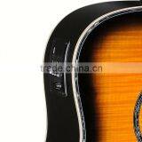 41" Dreadnought Cutaway OEM Electric Acoustic Guitar thumbnail-4