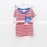 Kids 100% Cotton Horizonal Stripe T-shirt thumbnail-1