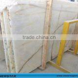 White Onyx Slab Golden Veins