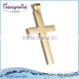 Cheap Factory Price Stainless Steel Blank Gold Cross Pendant thumbnail-1