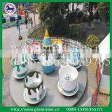 Shopping Mall Family Playground Rides Coffee Cups thumbnail-3