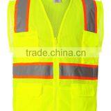 Multifunction Safety Mesh Vest With Pockets