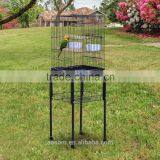 Pawhut 51" Black Metal Bird Cage thumbnail-1