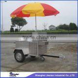 2015 JX-HS120D Professional Stainless Steel Outdoor Mobile Steaming Hot Dog Trailer thumbnail-4