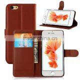 LITCHI TEXTURE Soft Wallet LEATHER Case Stand PU Leather Case For IPHONE 6/6S PLUS FLIP LEATHER BUSINESS MUTIFUNCTIONAL CASE