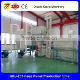 1ton/h Poultry feed pellet making plant, high efficient poultry feed mill production line