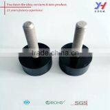 Cheap Round Shape Chair Legs, Anti-shock Rubber Feet, Furniture Accessories