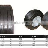 13x5.00-6 Lawn Mower Wheel Tubeless Golf Cart Pneumatic thumbnail-2