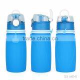 2017 New Arrival Collapsible Silicone Foldable Water Bottle thumbnail-1