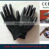 Black pu Coated Gloves