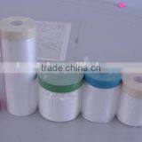 PE MASKING FILM ROLL ADHESIVE EDGE TAPE-DROP SHEET thumbnail-1