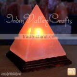 Pyramid Salt Lamp, Crystal Lamp,Air Ionizer thumbnail-1