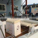 CE Certificated 25ft Fiberglass Hull Inflatable Yacht thumbnail-3