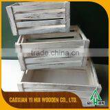 Small Miniature Sized Wine Beer Storage Distressed Wood Crates Wood Fruit Crates thumbnail-1