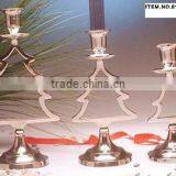 Silver Candle Holder, Metal Candleholder, Home Decor, Candlestick, Candlebra, Candlestick Holder,Candle Stand,Candles Holders thumbnail-1