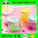 Mexican Glass Cup With Handbar for Lemon Water thumbnail-1