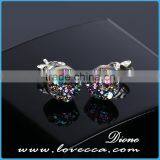 Druzy 925 Sterling Silver Earring, Gemstone Silver Jewellery Natural Turquoise Earring thumbnail-1