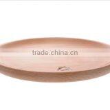 Food Serving Non-slip Round Shape Wooden Tray thumbnail-4