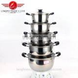 Insulation Handle High Quality Houseware Cheap Stainless Steel Cooking Pot Set/camping Pot thumbnail-1