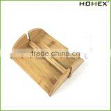 Bamboo Cocktail Napkin Holder Weighted Napkin Holder Homex BSCI/Factory thumbnail-1