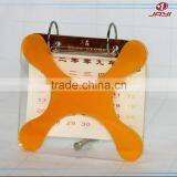 New! X Shape Plastic in Transparent Acrylic Custom Table Calendars, Custom Table Calendars, Custom Plastic Models
