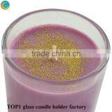 Scented Frosted Glass Jar Handmade Soy Candle thumbnail-2