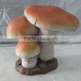 Garden Decor Fiberglass Clay Mushroom Statue thumbnail-1