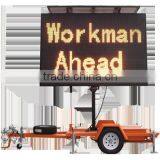 Mobile LED Variable Message Signs VMS Trailer For Sale thumbnail-3