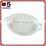 Heat Resistant Baking Pan Ceramic Bakeware Sets With Handle in Stocked thumbnail-1