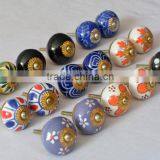 New Mix Design Hand Painted Door Ceramic Knobs thumbnail-2