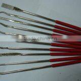 12pcs/set Electroplated Flat Shape Diamond Needle File