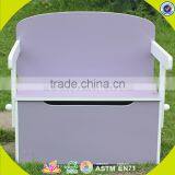 Wholesale Baby Wooden Storage Box Chair Cheap Kids Wooden Storage Box Chair Popular Children Wooden Storage Box W08G017A thumbnail-3