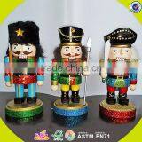 Wholesale Baby Wooden Colorful Custom Nutcracker, Popular Kids Wooden Nutcracker, Fashion Wooden Custom Nutcracker W02A006 thumbnail-3