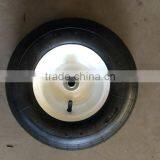 14 Inch 4.0-6 Heavy Load Capacity Metal Rim Hand Trolley Pneumatic Tyre thumbnail-3