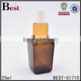 New 2017 Essential Oil 15ml 30ml Glass Dropper Bottle Empty Amber Square Shape 30ml Glass Dropper Bottle thumbnail-5