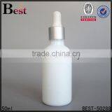 Cosmetic Oil 30ml Glass Bottle White 30ml Glass Dropper Bottle for Skin Care thumbnail-5