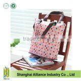 Full Color Printing 300D Polyester Fashion Tote Bags With Square Zipper Pocket thumbnail-3