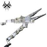 QJ-FP002 7inch Camouflage Aluminum Handle Tungsten Blade Fishing Pliers thumbnail-4