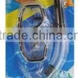 Scuba Diving Equipment PVC Snorkel Set With Clam Shell Packing thumbnail-1