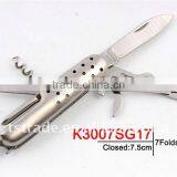 11 New Multi Knife/Multi Tool Knife/Pocket Knife/Mini Tools K3007SG17 thumbnail-1
