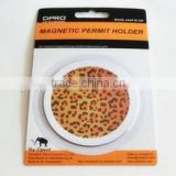 2015 inventive magnetic tax disc holder with 4c UV printing