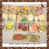 Fast and Hot Selling Cotton Paper Card in the Car Air Freshener Make Hanging Paper Car Air Freshener thumbnail-1