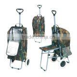 Folding Shopping Trolley Bag With Chair thumbnail-1