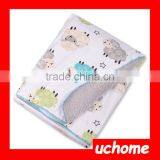 UCHOME 2016 Hot Sell Super Soft Plush And Microplush Baby Swaddle Blanket thumbnail-4