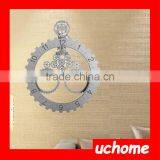 UCHOME Retro Modern Large Wall Art Gear Clock Antique Vintage Calendar Wheel thumbnail-6