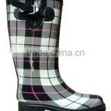 High Heels Women Rubber Rain Boots thumbnail-5