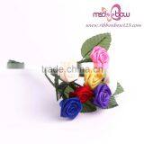 Cheap Decorative Satin Ribbon Roses Artificial Flowers Wholesale thumbnail-6