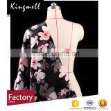 Custom New Design Digital Printing on 100% Organza Silk Fabric thumbnail-3