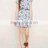 Dress for Girl 12 Years 2016 Custom Printed Knit Dress HSD3751 thumbnail-3